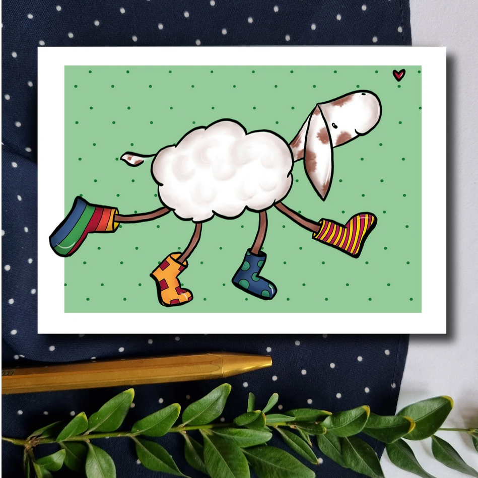 Schaf Geburtstagskarte
