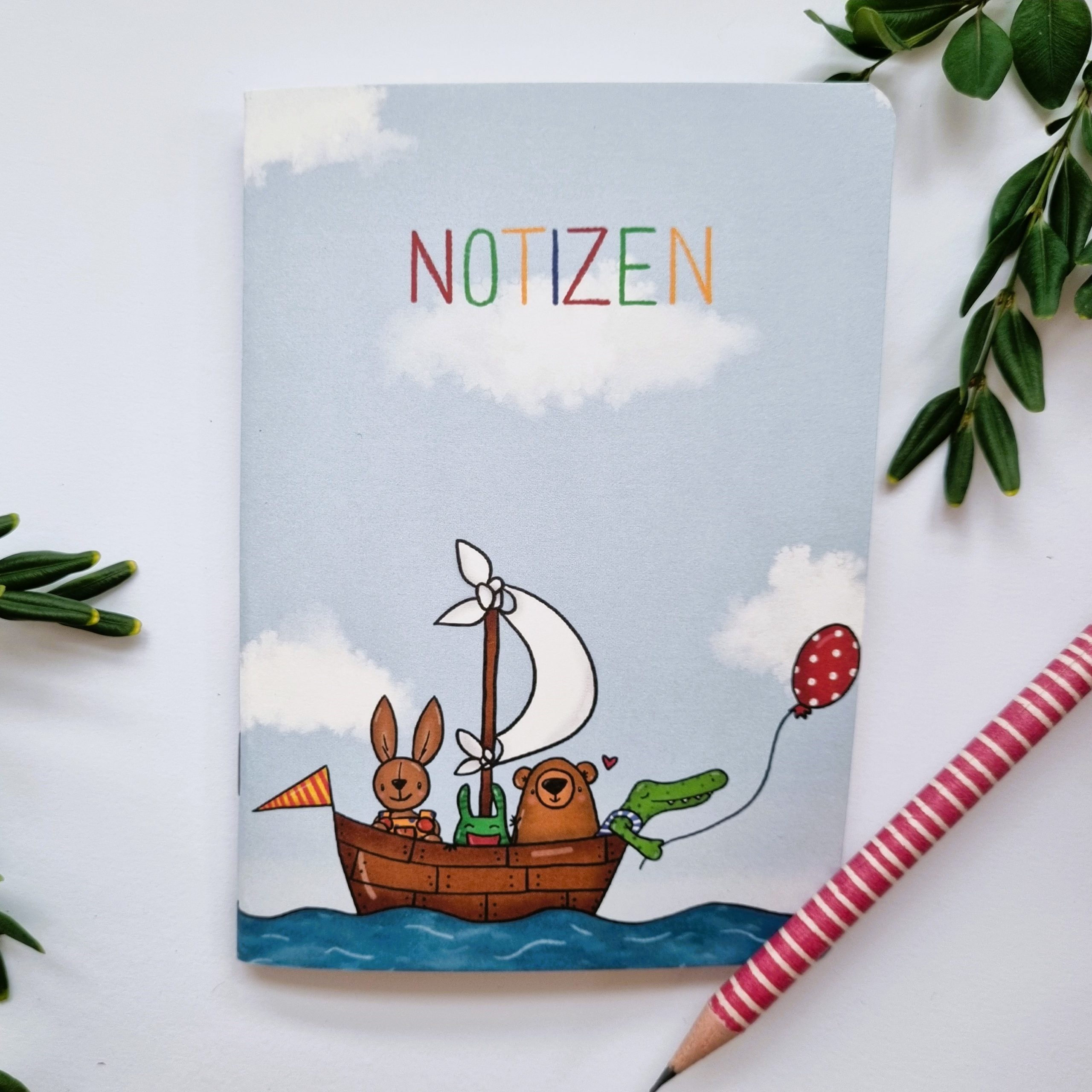 Notizheft Hausaufgabenheft Freunde