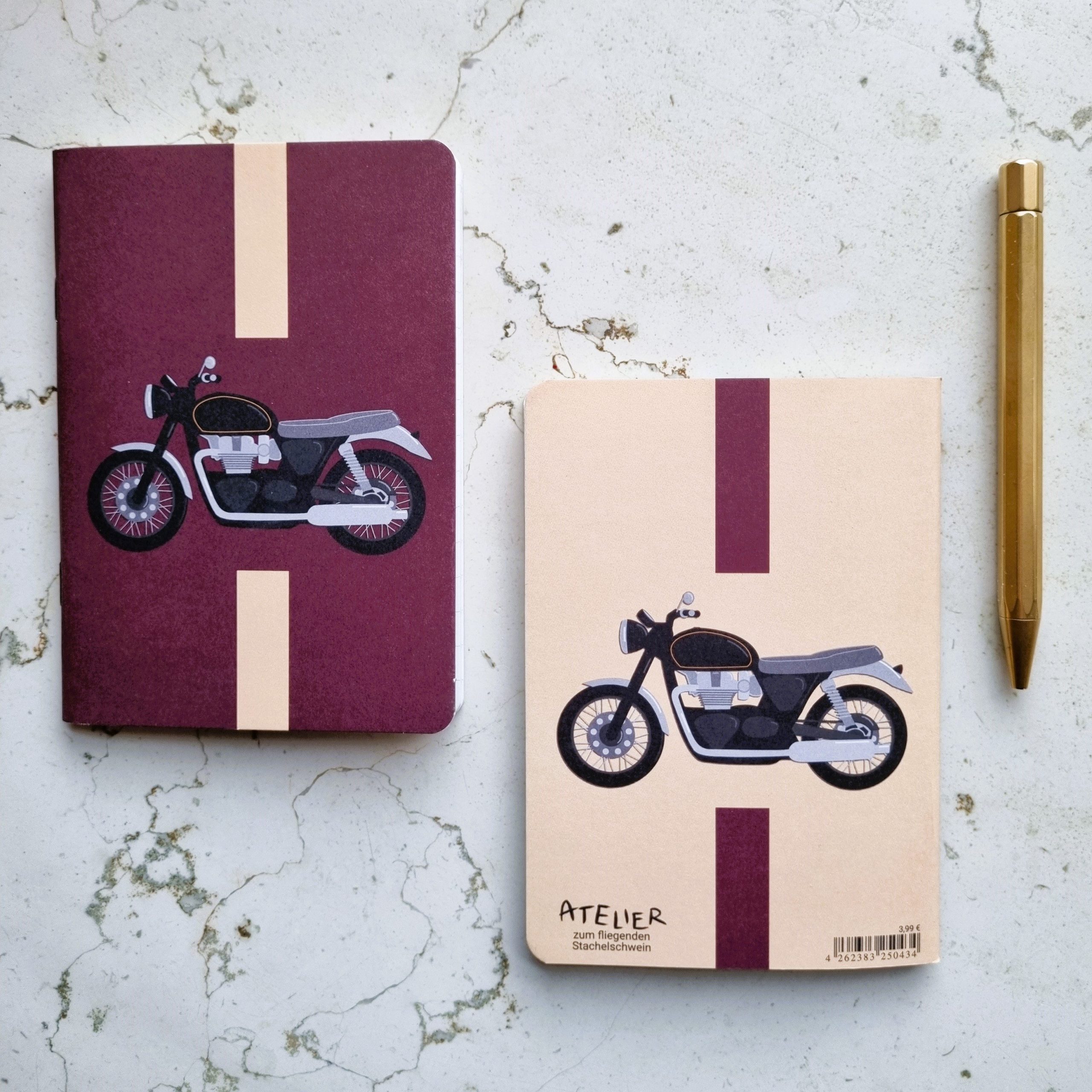 Motorrad Notizheft