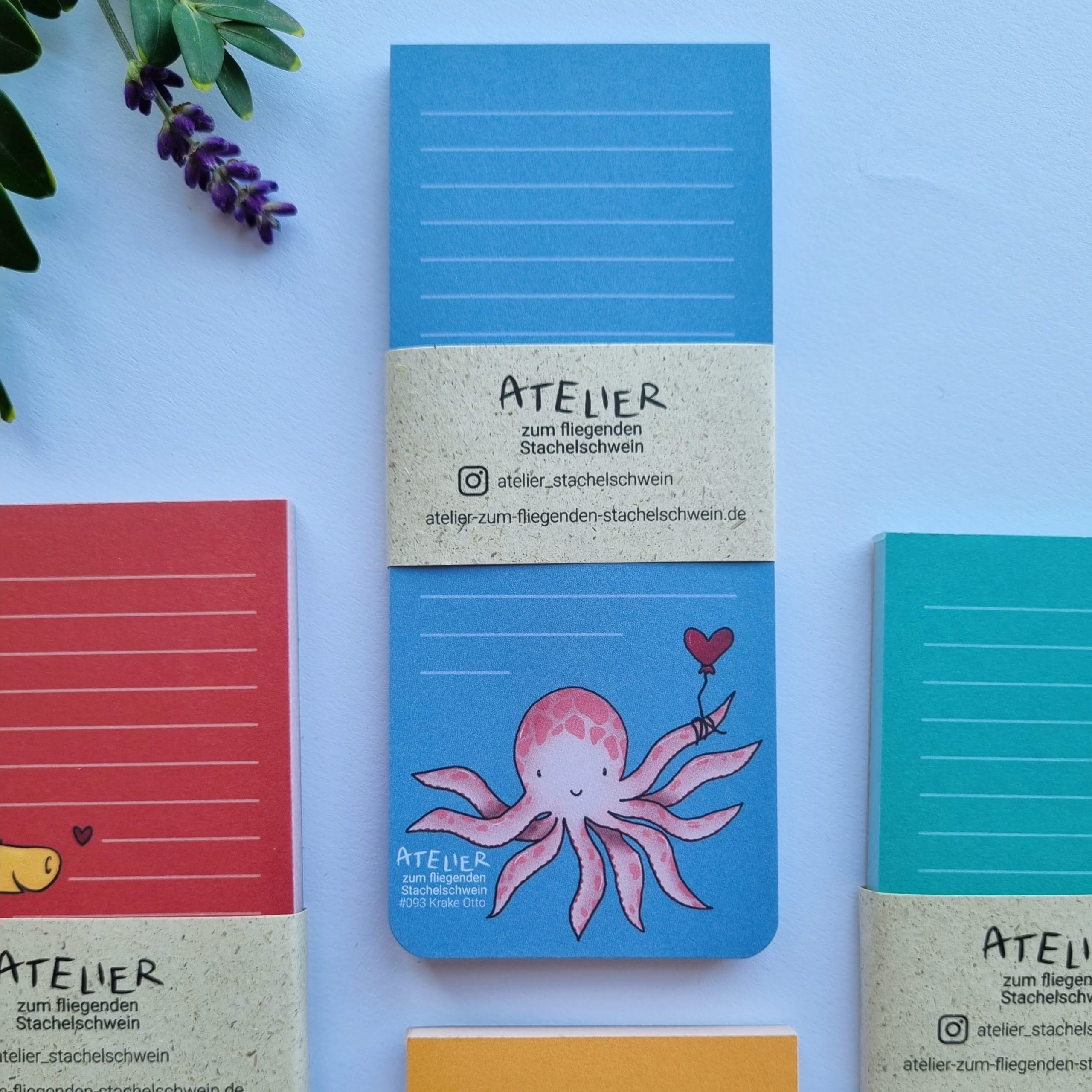 Krake Block Kellnerblock Mini Schultüte