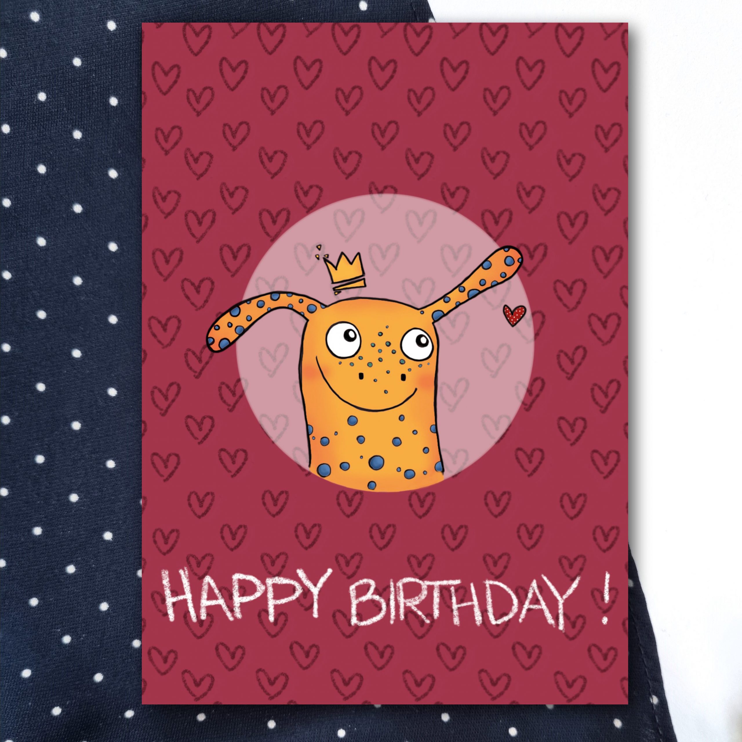 Krone Geburtstag Karte