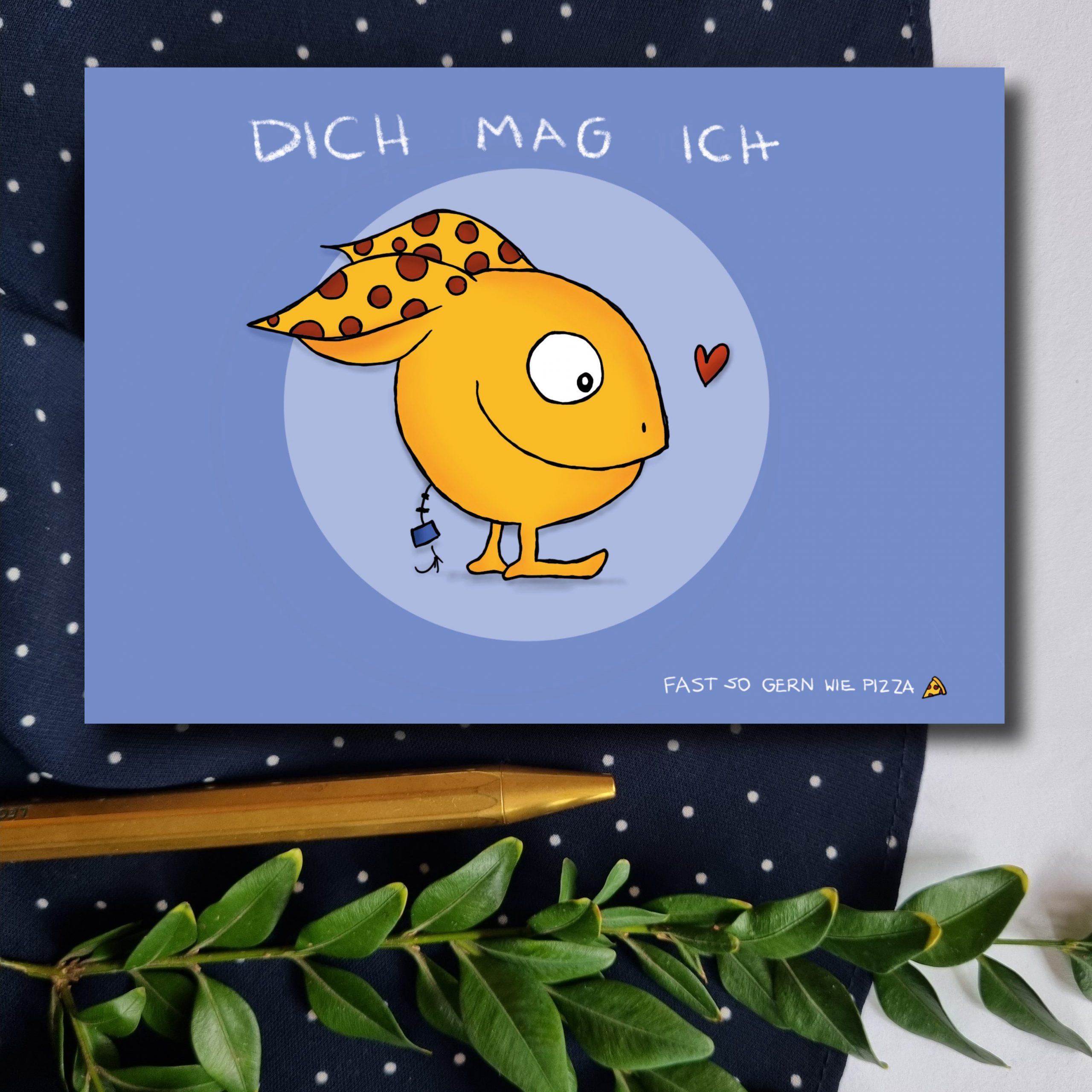 Glückwunsch Geburtstag Karte Pizza