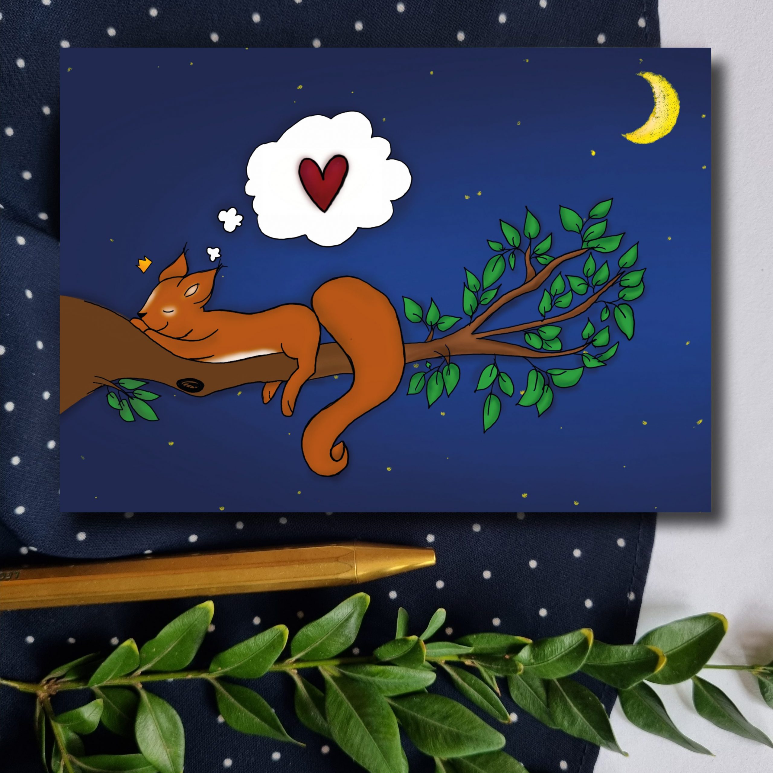 Eichhörnchen Glückwunsch Geburtstag Karte