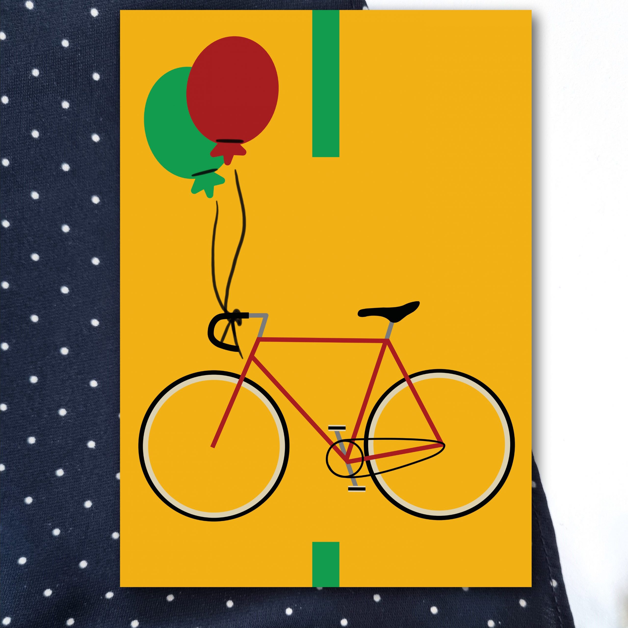 Rennrad Glückwunsch Geburtstag Karte