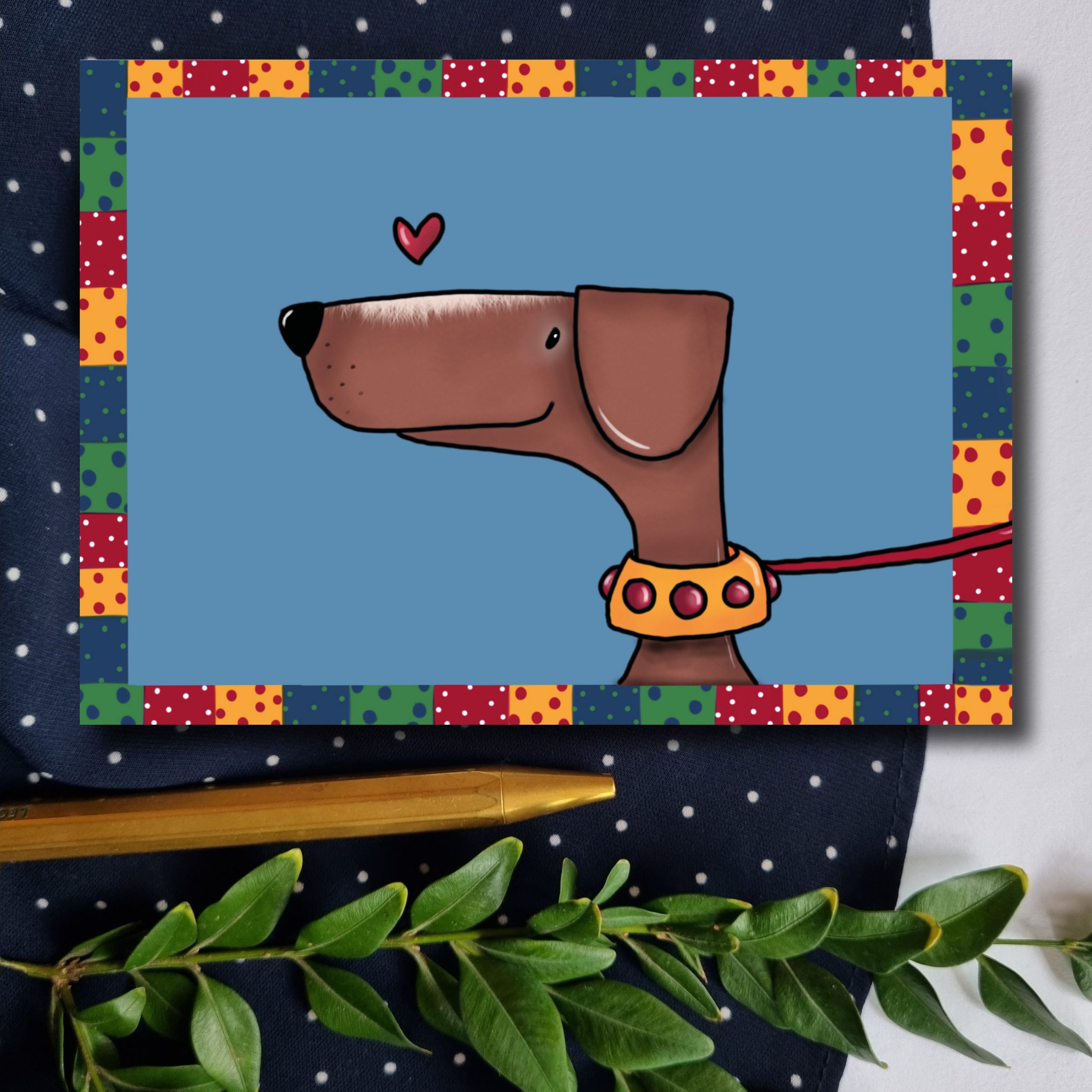 Hund Geburtstagskarte