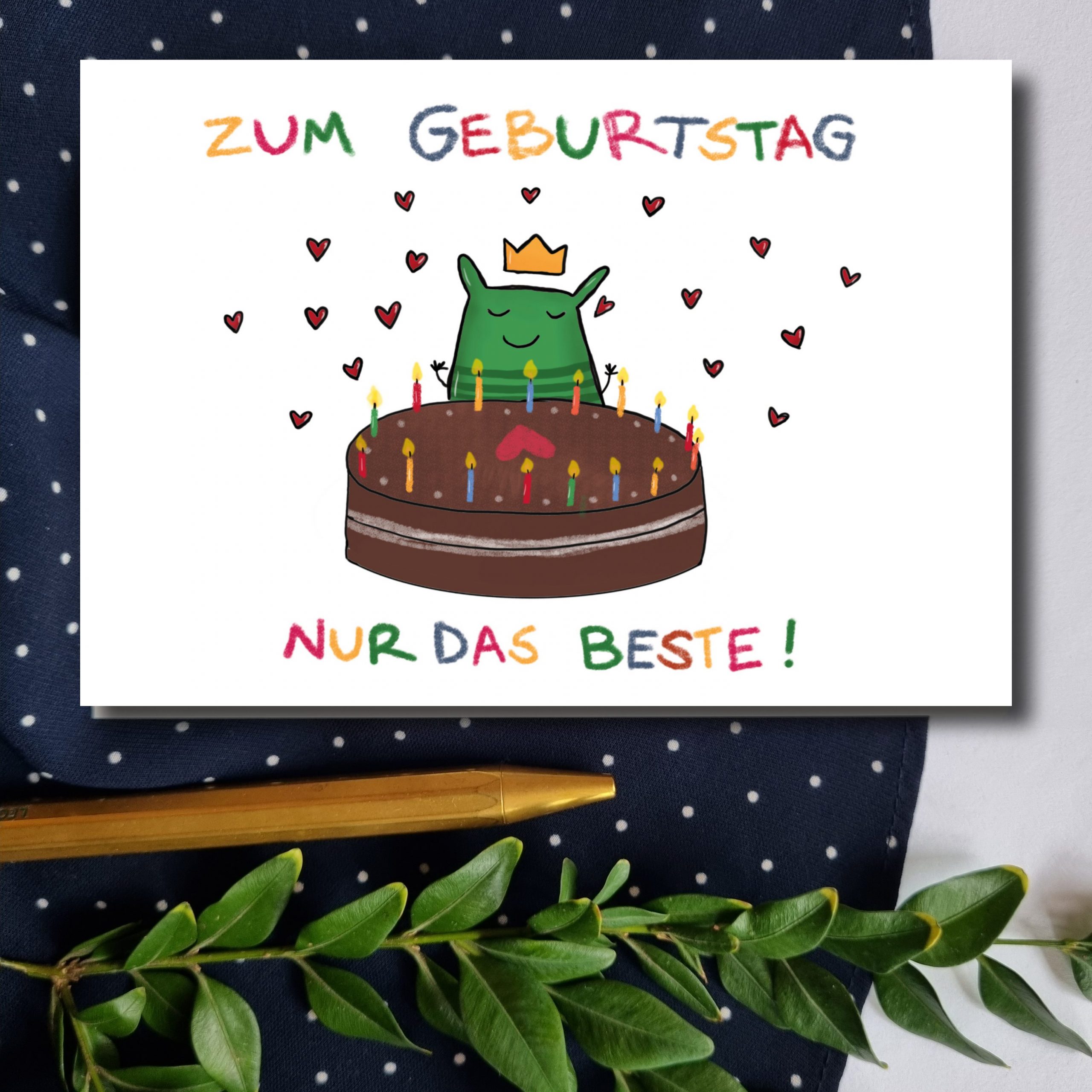 Karli Geburtstagskarte