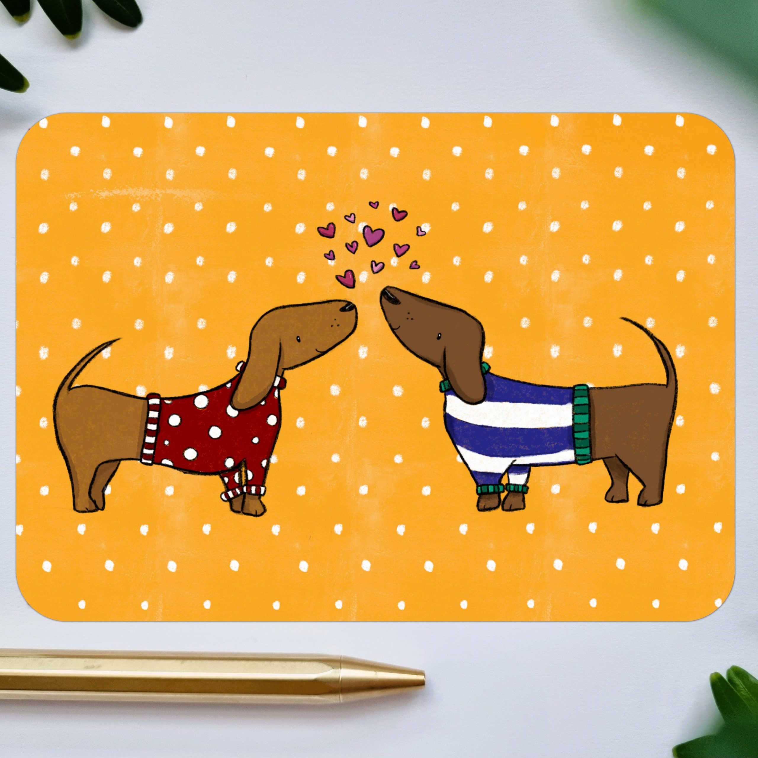 Verliebte-Dackel-Geburtstag-Valentinstag